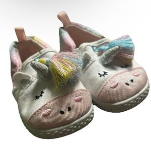 Toddler Girl Unicorn Slip On Sneakers Size 3